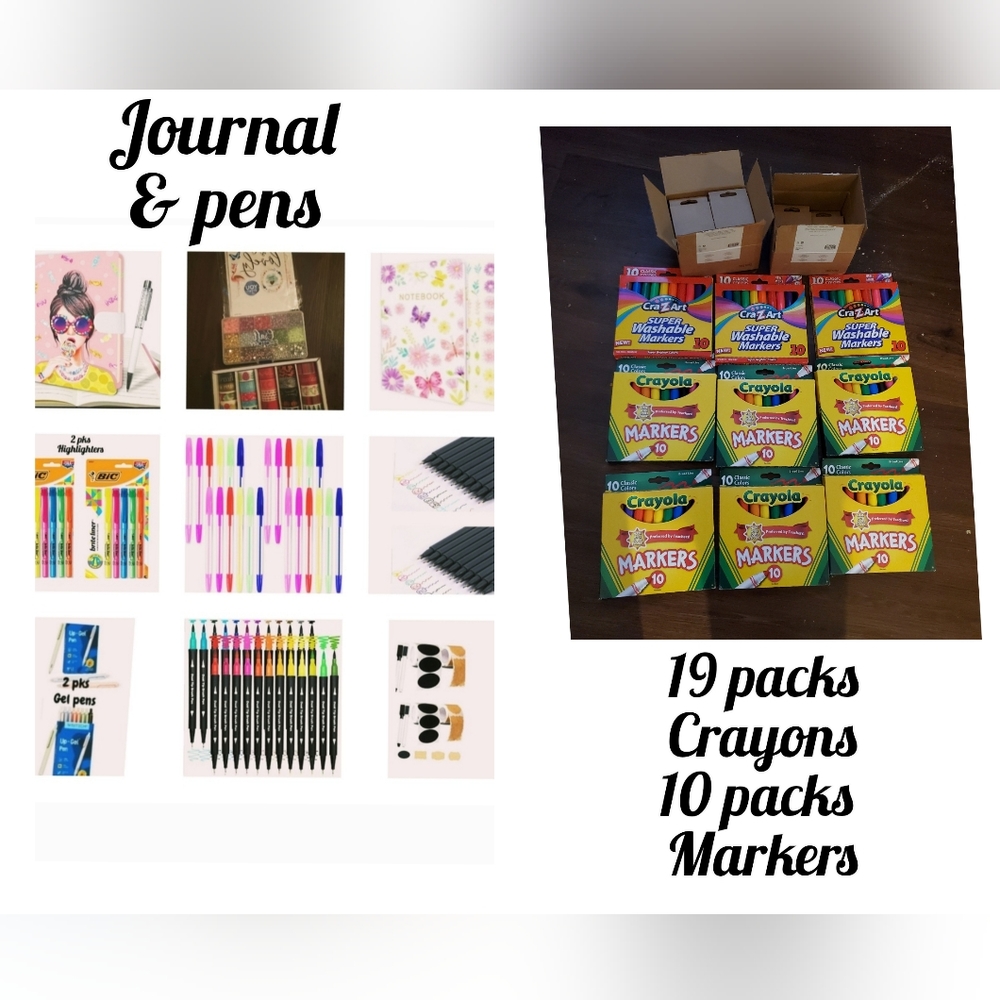 Journal and pen bundle (more items added to bundle. NO CHANGE IN PRICE!)